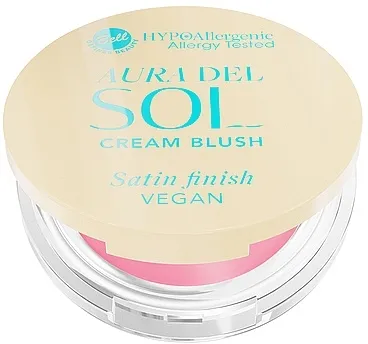 Hipoalergeni, kremasti rumenilo za obraze Bell Hypoallergenic Aura Del Sol Cream Blush