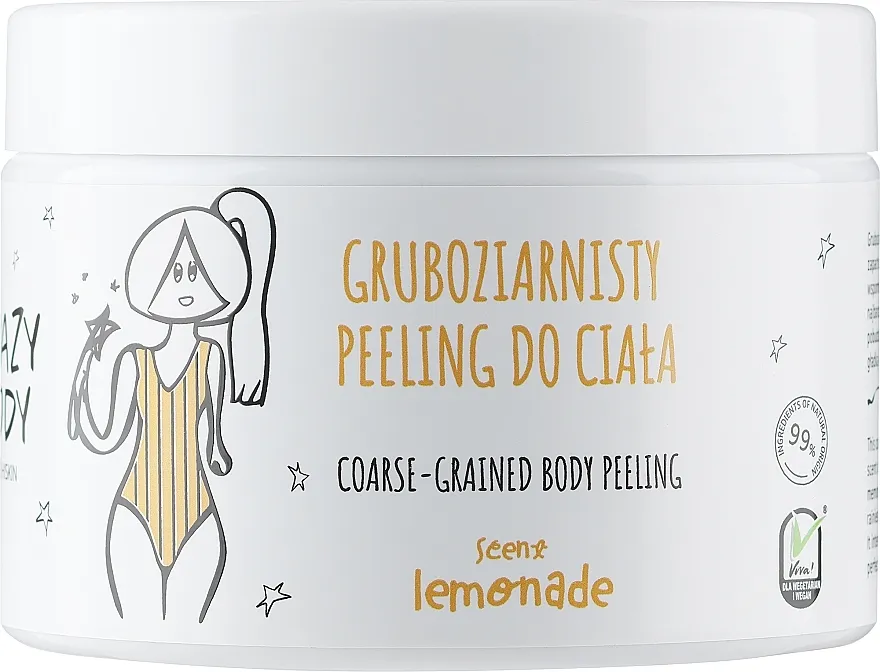 HiSkin Crazy Body Coarse Grained Body Scrub Lemonade Grubi piling za telo Limunada