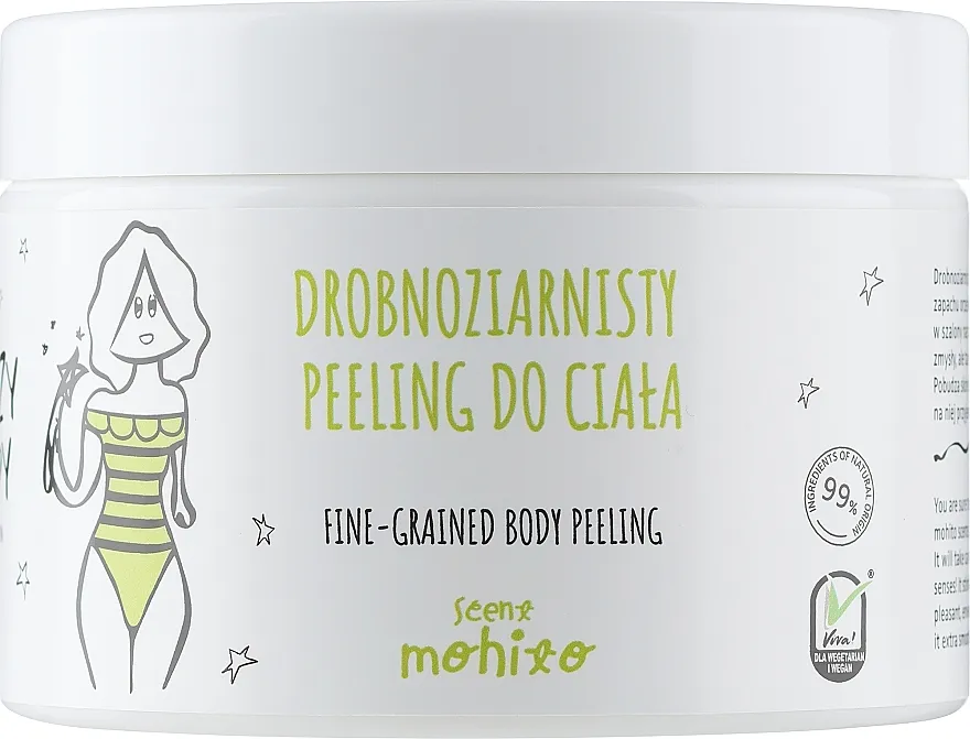 HiSkin Crazy Body Fine Grained Body Scrub Mohito Mojito piling za telo sa finim zrnima