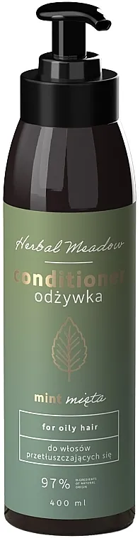 HiSkin Herbal Meadow Conditioner Mint Regenerator za masnu kosu "Menta"