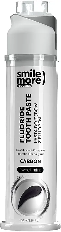 HiSkin Smile More Revitalizing Toothpaste Charcoal &amp; Sweet Mint Revitalizujuća pasta za zube 'Drveni ugalj i slatka nana'