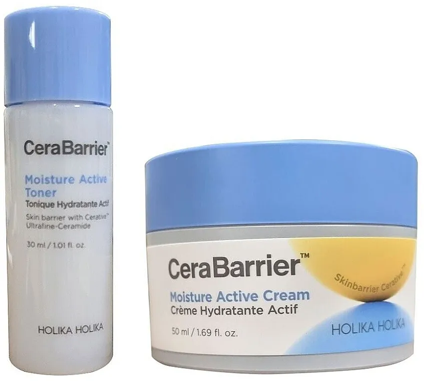Holika Holika CeraBarrier Moisture Active (cr/50ml + toner/30ml) Set