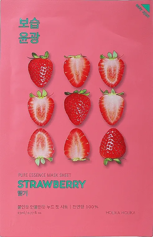 Holika Holika Pure Essence Mask Strawberry Sheet maska ​​"Jagoda"