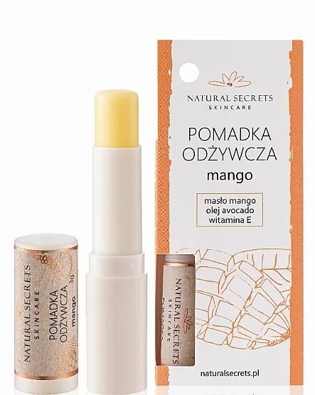 Hranljivi karmin Mango sa puterom od manga, uljem avokada i vitaminom E Natural Secrets Mango
