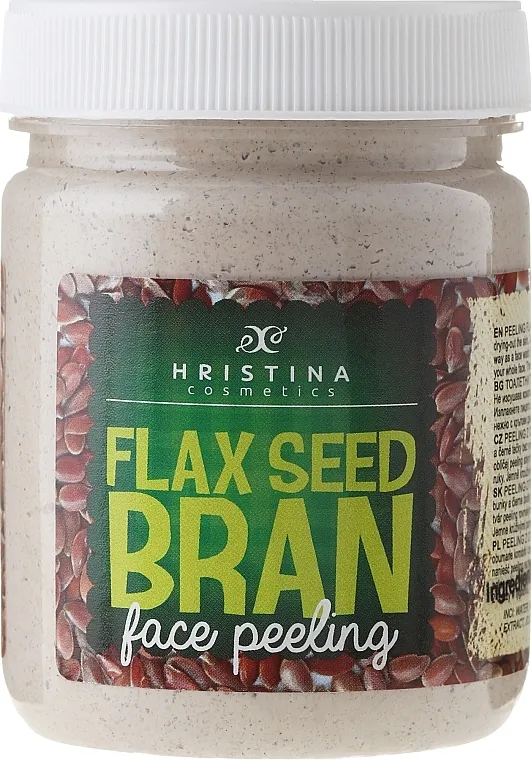 Hristina Cosmetics Flax Seed Bran Face Peeling Пилинг для лица с отрубями льна