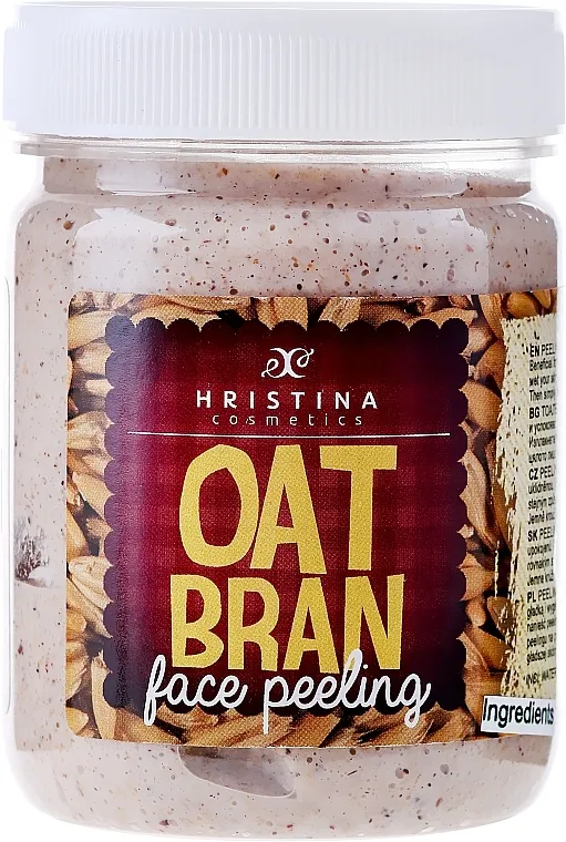 Hristina Cosmetics Oat Bran Face Peeling Ovseni piling za lice