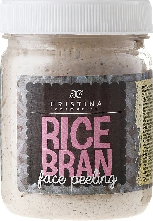 Hristina Cosmetics Rice Bran Face Peeling Piling lica pirinčanim mekinjama