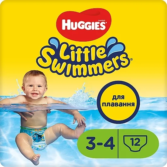 Huggies Pelene-gaćice Little Swimmer Disney Finding Dory 7-15 kg, 12 kom.