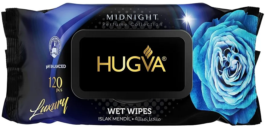 Hugva Wet Wipes Midnight Mirisne vlažne maramice sa poklopcem Midnight
