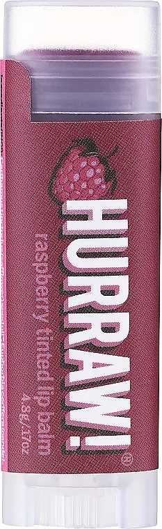 Hurraw! Raspberry Tinted Lip Balm Balzam za usne "Malina"