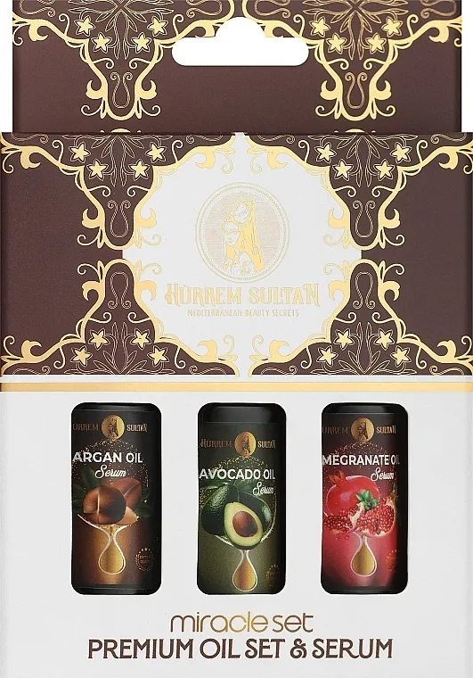 Hurrem Sultan Premium Oil Set &amp; Serum (ser/3x20ml)