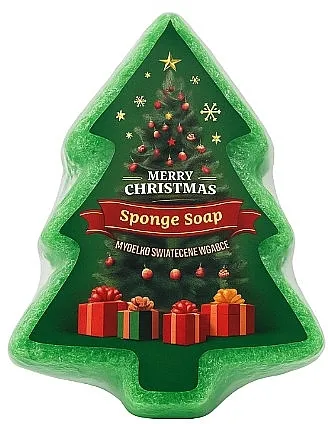 Hurrem Sultan Sponge Soap Božićni sapun u sunđeru Jelka