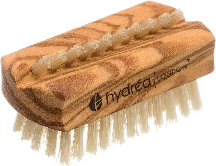 Hydrea London Olive Wood Nail Brush With Pure Bristle Putna četka od maslinovog drveta za ruke i nokte