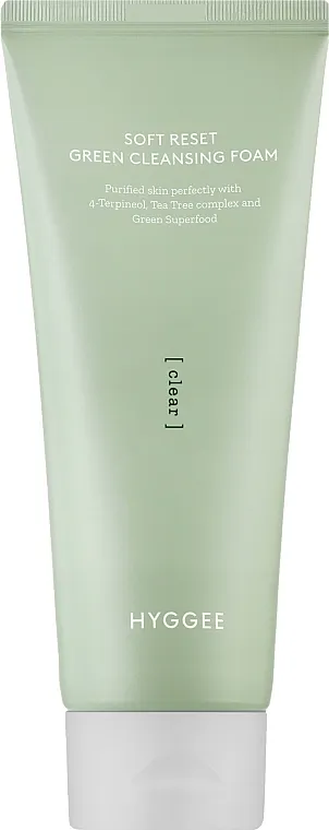 Hyggee Soft Reset Green Cleansing Foam Pena za čišćenje sa zelenim kompleksom superhrane