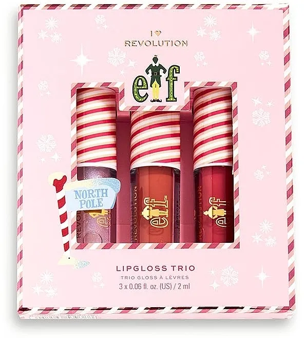 I Heart Revolution Lip Gloss Set Candy Cane Forest (lip/gloss3x2ml) Set sjajila za usne