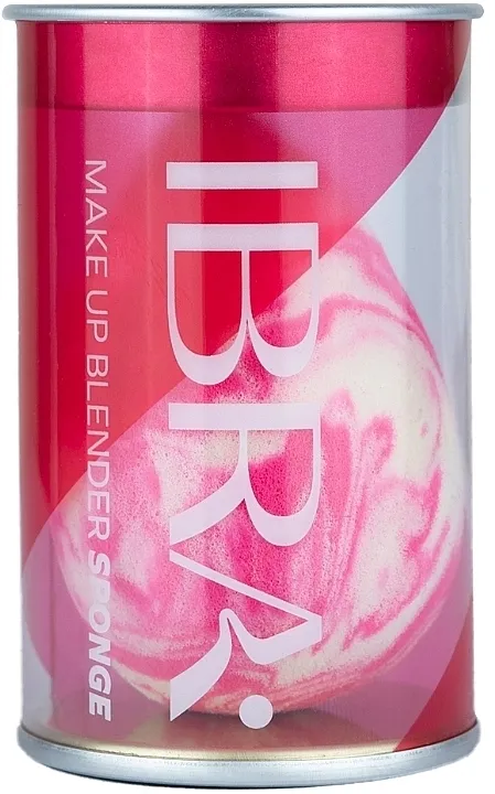 Ibra Makeup Blender Sponge Mramorni beauty blender, bijelo-ružičasti