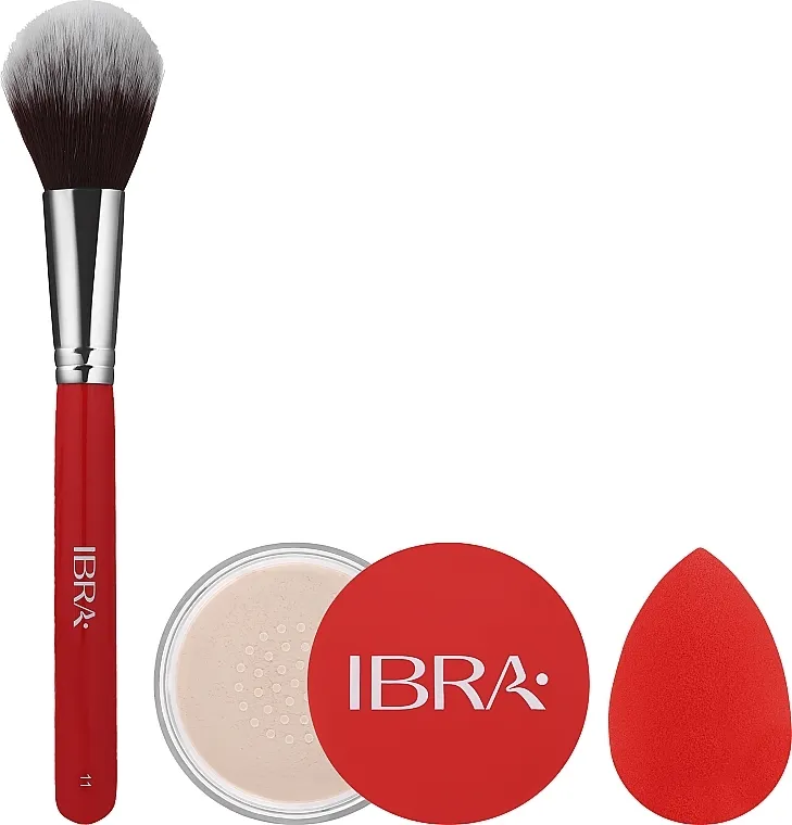 Ibra (powder/15g + brush + sponge) Set