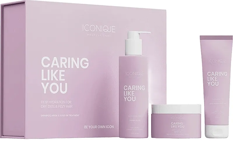Iconique Professional Caring Like You Deep Hydration Set (shm/250ml+mask/200ml+fluid/150ml) Komplet