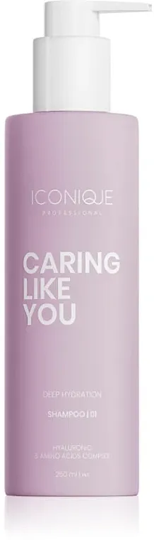 Iconique Professional Caring Like You Deep Hydration Shampoo Dubinski hidratantni šampon za suvu i oštećenu kosu