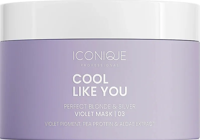 Iconique Professional Cool Like You Perfect Blonde &amp; Silver Violet Mask Maska za kosu