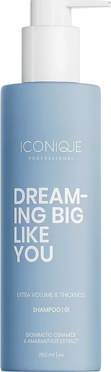 Iconique Professional Dreaming Big Like You Extra Volume &amp; Thickness Shampoo Šampon za povećanje volumena kose