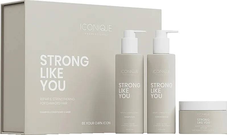 Iconique Professional Strong Like You Set (shm/250ml+cond/250ml+mask/200ml)
