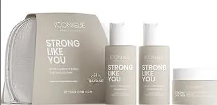 Iconique Professional Strong Like You Set (shm/70ml+cond/70ml+mask/50ml+bag/1pcs)