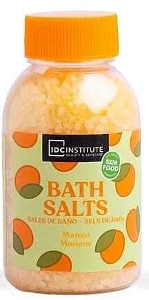 IDC Institute Bath Salts Mango So za kupanje u tegli Mango