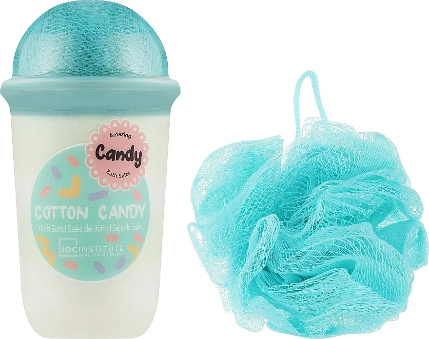 IDC Institute Candy Pack So za kupanje Šećerna vuna + sunđer
