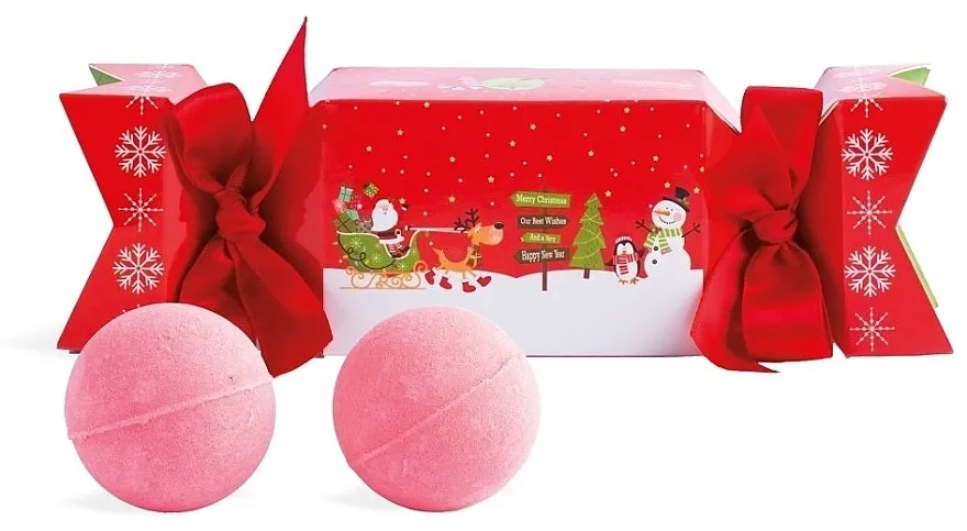 IDC Institute Christmas Cracker Set (b/bomb/2pcs) Set kugli za kupanje