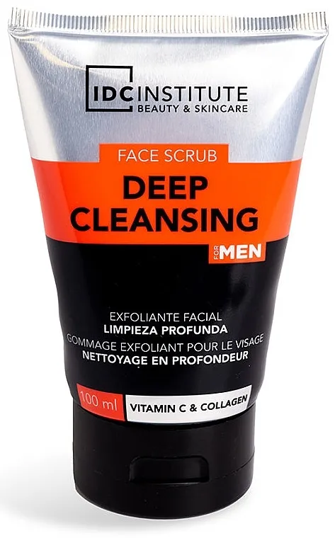 IDC Institute Deep Cleansing Vitamin C &amp; Collagen Men Face Scrub Muški piling za lice