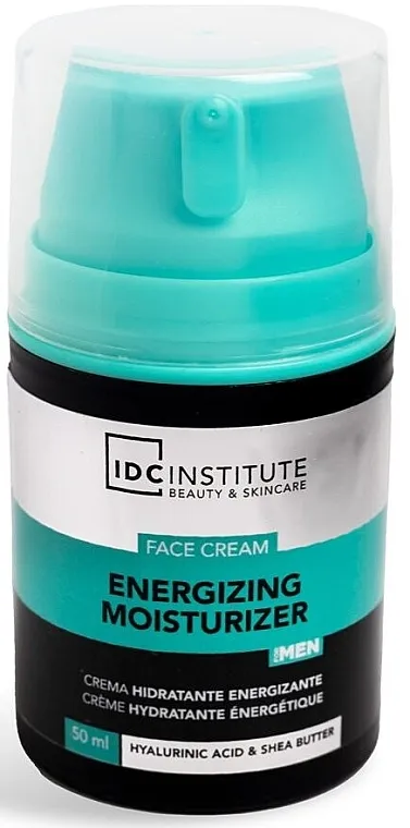 IDC Institute Energizing &amp; Moisturizer Men Face Cream Muška krema sa hijaluronskom kiselinom i ši buterom