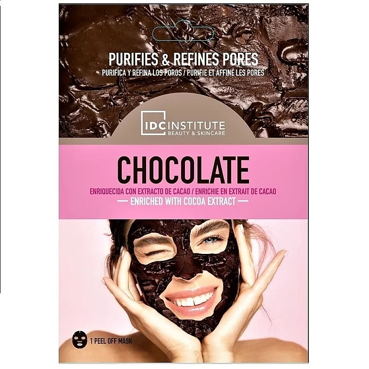 IDC Institute Face Mask Chocolate Purifies &amp; Refines Pores Maska za čišćenje i sužavanje pora "Čokolada"