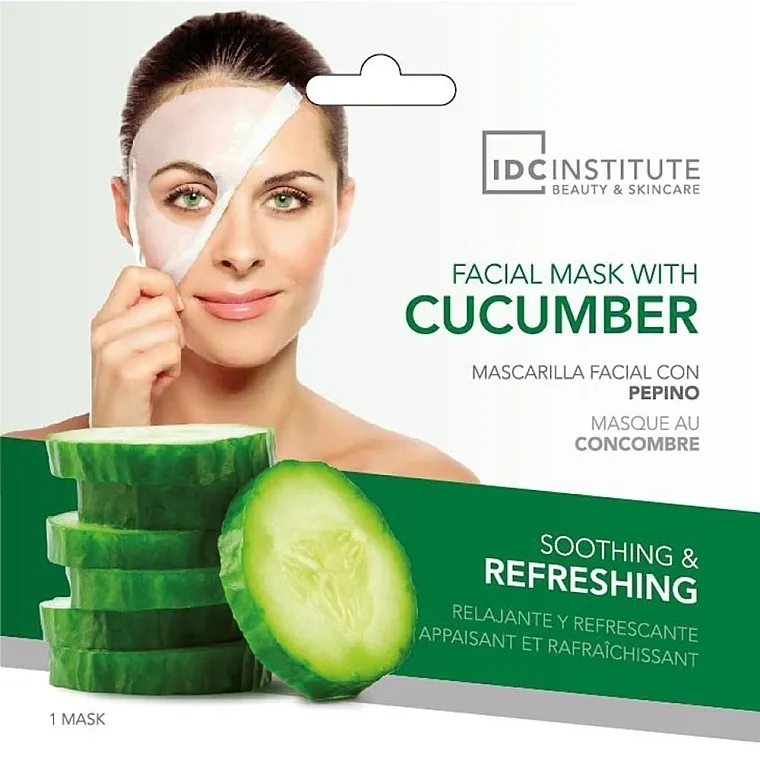 IDC Institute Face Mask Maska za lice od krastavca