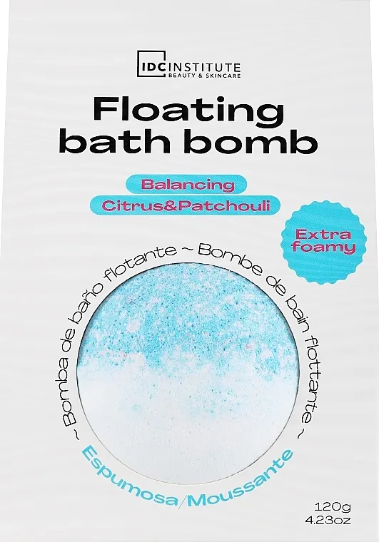 IDC Institute Floating Bath Bomb Balancing Citrus &amp; Patchouli Kupka kugla