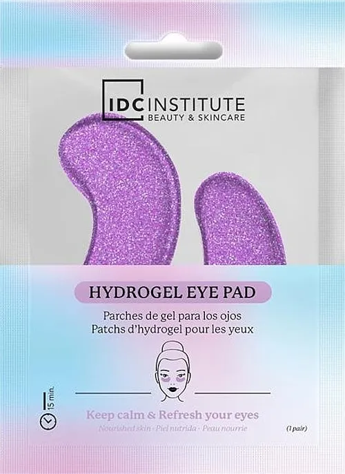 IDC Institute Glitter Hydrogel Eye Pad Purple Hidrogel flasteri za oči sa šljokicama