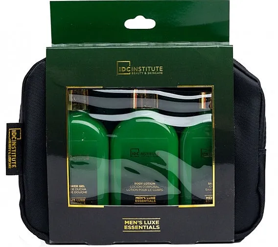 IDC Institute Men’s Luxury Essentials Set (shm/120ml+sh/gel/120ml+b/lot/120+bag/1pcs)