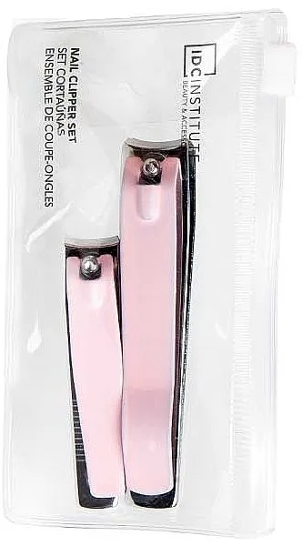 IDC Institute Nail Clipper Set (n/clipper/2pcs) Set, roze
