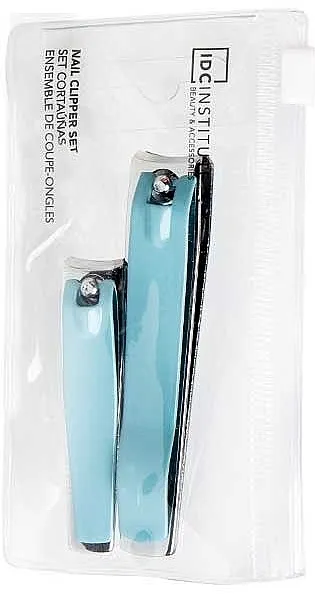IDC Institute Nail Clipper Set (n/clipper/2pcs) Set, tirkizni