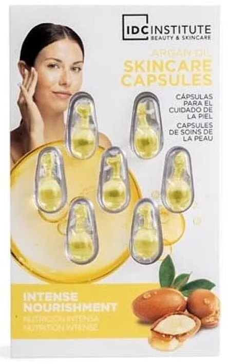 IDC Institute Natural Elements Argan Oil Skincare Capsules Kapsule za lice sa arganovim uljem