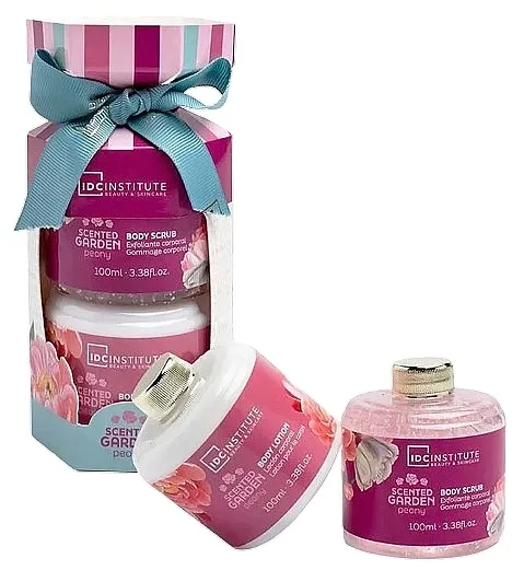 IDC Institute Scented Garden Peony Bath &amp; Spa Set (b/lot/100ml + b/scr/100ml)