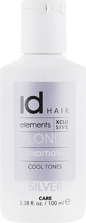 idHair Elements XCLS Blonde Silver Conditioner Regenerator za izbijeljenu i plavu kosu
