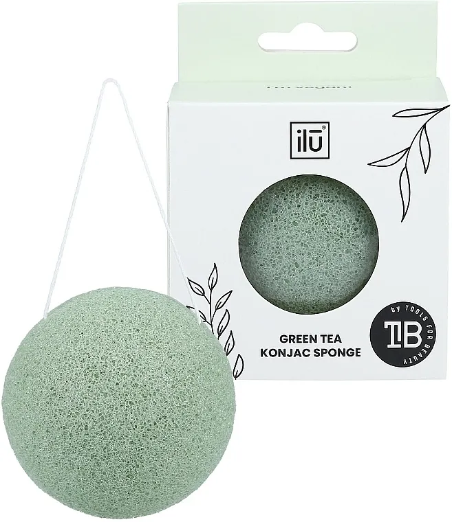 Ilu Acc Konjac Sponge Green Konjac spužva, zelena