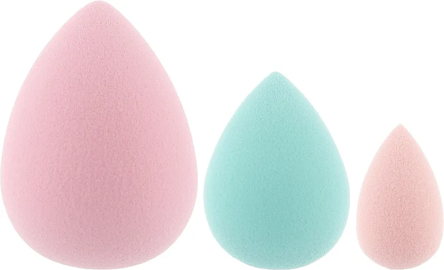 Ilu ponges Mini Medium Large 3pcs Set Set spužvica za šminkanje