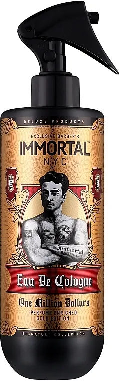 Immortal NYC One Million Dollars Eau De Cologne Kolonjska voda posle brijanja