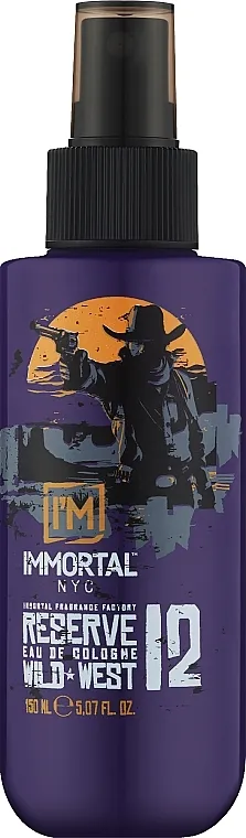 Immortal NYC Original 12 Wild West Eau De Cologne Kolonjska voda nakon brijanja Divlji zapad