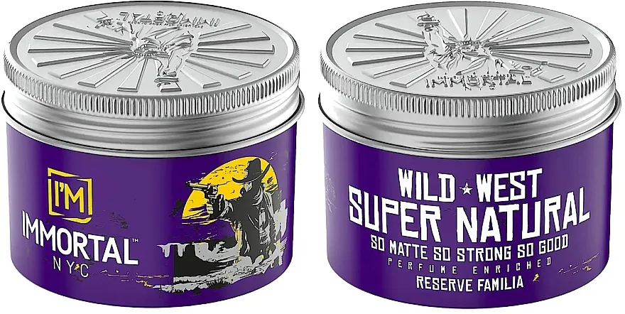 Immortal NYC Wild West Super Natural Pasta za oblikovanje kose Divlji zapad