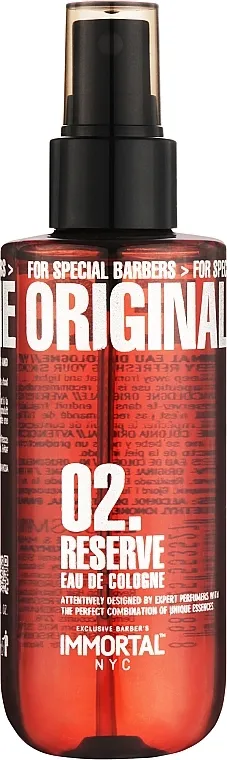 Immortal Original Reserve № 02 Eau De Cologne Mini kolonjska voda u spreju