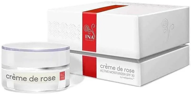 Ina Essentials Creme De Rose Active Moisturizer SPF 30 Dnevna krema za lice sa organskim uljem ruže