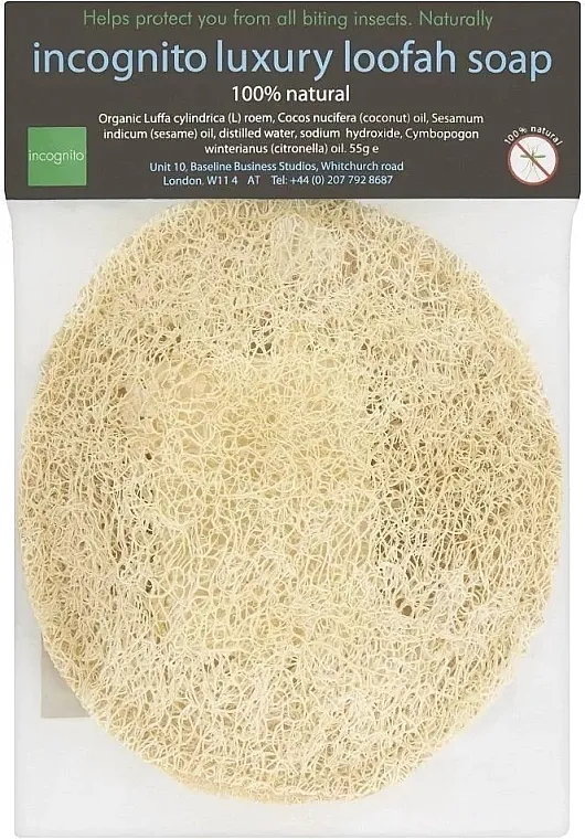 Incognito Luxury Loofah Soap Sapun protiv komaraca sa lufom i uljem citronela
